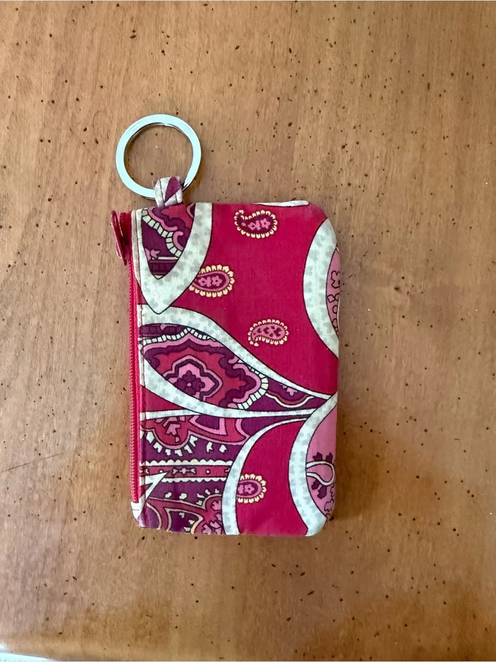 Vera Bradley Card Holder Keychain Wallet